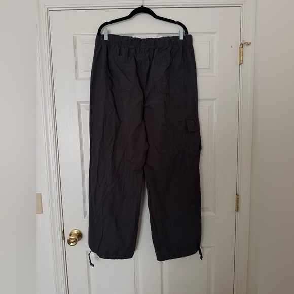 Aerie Black Cargo Jogger Pants | 100% Cotton | XL - Picture 6 of 8